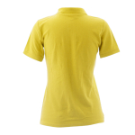 Dames polo personaliseren gemaakt van 180 g/m2 katoen Keya kleur geel