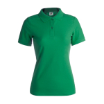 Dames polo personaliseren gemaakt van 180 g/m2 katoen Keya kleur groen