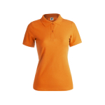 Dames polo personaliseren gemaakt van 180 g/m2 katoen Keya kleur oranje  negende weergave