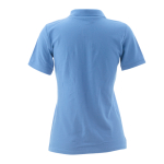 Dames polo personaliseren gemaakt van 180 g/m2 katoen Keya kleur lichtblauw