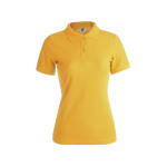 Dames polo personaliseren gemaakt van 180 g/m2 katoen Keya kleur donkergeel  negende weergave