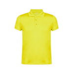 Promotioneel technisch ademend polyester poloshirt 180 g/m2 MKT kleur geel  negende weergave