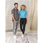 Poloshirt van biologisch katoen en gerecycled polyester 220 g/m² Elevate NXT kleur taupe grijs luxe weergave
