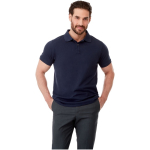 Poloshirt van biologisch katoen en gerecycled polyester 220 g/m² Elevate NXT kleur taupe grijs luxe weergave 2