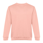 Sweatshirt in diverse kleuren polyester en katoen 300 g/m2 THC Delta kleur zalm eerste weergave