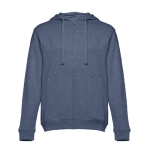 Sweatshirts met logo in katoen en polyester 320 g/m2 THC Amsterdam kleur gemarmerd blauw