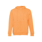 Sweatshirts met logo in katoen en polyester 320 g/m2 THC Amsterdam kleur koraal eerste weergave