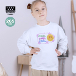 Polyester unisex sport kindersweatshirt Roma Basic 265 g/m2