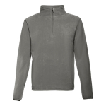 Unisex polyester fleece jassen bedrukken 260 g/m2 THC Vienna kleur donkergrijs eerste weergave
