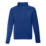 Unisex polyester fleece jassen bedrukken 260 g/m2 THC Vienna kleur koningsblauw eerste weergave