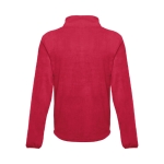 Geborduurde polyester fleece jas 260 g/m2 THC Helsinki kleur rood tweede weergave