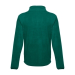 Geborduurde polyester fleece jas 260 g/m2 THC Helsinki kleur donkergroen