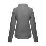Getailleerde fleece jas van polyester 260 g/m2 THC Helsinki kleur grijs tweede weergave