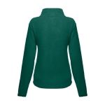Getailleerde fleece jas van polyester 260 g/m2 THC Helsinki kleur donkergroen tweede weergave