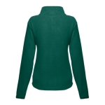 Getailleerde fleece jas van polyester 260 g/m2 THC Helsinki kleur donkergroen
