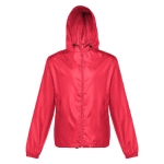 Unisex basic polyester windjack 65 g/m2 THC Dublin kleur rood vierde weergave