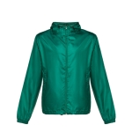 Winddichte kinderjassen van polyester 65 g/m2 THC Dublin Kids kleur donkergroen