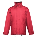 Waterdichte gevoerde polyester jassen THC Ljubljana kleur rood