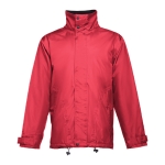 Waterdichte gevoerde polyester jassen THC Ljubljana kleur rood eerste weergave