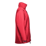 Waterdichte gevoerde polyester jassen THC Ljubljana kleur rood derde weergave