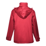 Waterdichte gevoerde polyester jassen THC Ljubljana kleur rood vierde weergave