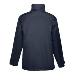 Waterdichte gevoerde polyester jassen THC Ljubljana kleur marineblauw tweede weergave