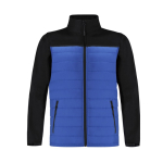 Waterdichte softshell jassen van polyester MKT Cornal kleur blauw  negende weergave