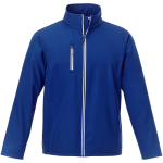 Softshell jassen bedrukken van polyester 250 g/m2 Elevate Essentials kleur blauw tweede weergave voorkant