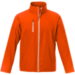Softshell jassen bedrukken van polyester 250 g/m2 Elevate Essentials kleur oranje tweede weergave voorkant