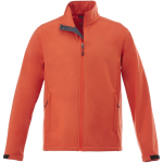 Softshell jassen met logo voor bedrijven polyester 270 g/m2 Elevate Life kleur oranje