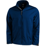 Softshell jassen met logo voor bedrijven polyester 270 g/m2 Elevate Life kleur marineblauw