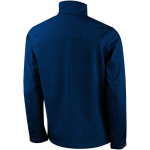 Softshell jassen met logo voor bedrijven polyester 270 g/m2 Elevate Life kleur marineblauw weergave achterkant