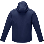 Softshell rPET-jassen laten bedrukken 280 g/m2 Elevate NXT kleur marineblauw tweede weergave achterkant