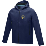Softshell rPET-jassen laten bedrukken 280 g/m2 Elevate NXT kleur marineblauw