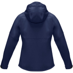 Gerecyclede waterdichte jas van rPET voor dames Elevate NXT 280 g/m2 kleur marineblauw tweede weergave achterkant
