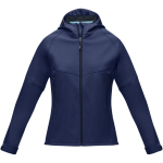 Gerecyclede waterdichte jas van rPET voor dames Elevate NXT 280 g/m2 kleur marineblauw tweede weergave voorkant