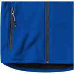 Polyester waterdichte softshell jas Elevate Life 300 g/m2 kleur blauw