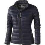 Nylon donsjas met logo voor dames Elevate Life 115g/m2 20T kleur marineblauw