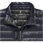 Nylon donsjas met logo voor dames Elevate Life 115g/m2 20T kleur marineblauw weergave detail 3