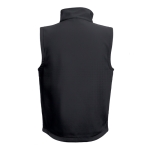 Softshell bodywarmer van polyester en elastaan ​​280 g/m2 THC Baku kleur zwart