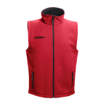 Softshell bodywarmer van polyester en elastaan ​​280 g/m2 THC Baku kleur rood eerste weergave