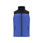 Promotionele waterdichte softshell en polyester bodywarmer MKT Bordy kleur blauw  negende weergave