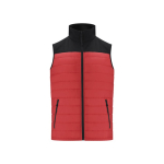 Promotionele waterdichte softshell en polyester bodywarmer MKT Bordy kleur rood  negende weergave