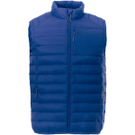 Geïsoleerde 380T nylon bodywarmer met logo Elevate Essentials kleur blauw tweede weergave voorkant