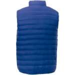 Geïsoleerde 380T nylon bodywarmer met logo Elevate Essentials kleur blauw tweede weergave achterkant