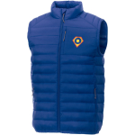 Geïsoleerde 380T nylon bodywarmer met logo Elevate Essentials kleur blauw weergave transfer printen