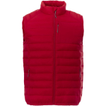 Geïsoleerde 380T nylon bodywarmer met logo Elevate Essentials kleur rood tweede weergave voorkant
