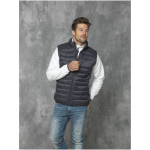Geïsoleerde 380T nylon bodywarmer met logo Elevate Essentials kleur donkergrijs