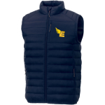 Geïsoleerde 380T nylon bodywarmer met logo Elevate Essentials kleur marineblauw weergave transfer printen