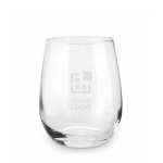 Bedrukte glazen bekers van 420 ml met doos Reusable kleur doorzichtig weergave met bedrukking